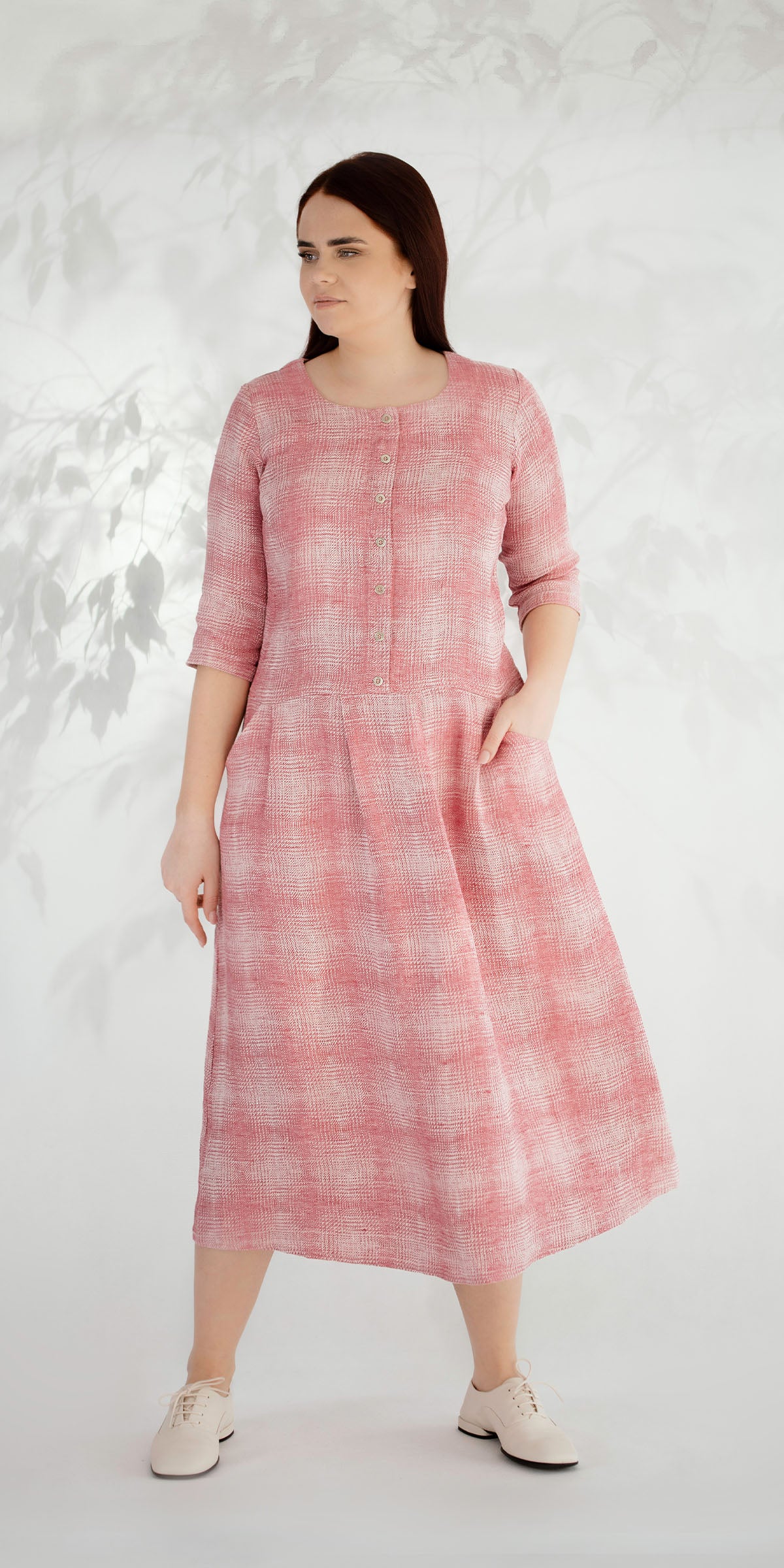 Checked linen dress Rasulinen Checked linen dress Rasulinen
