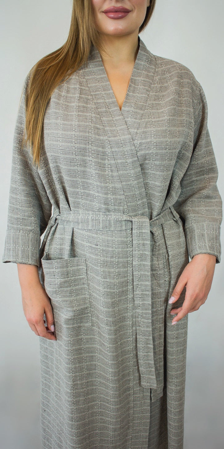 Linen robe (Unisex)